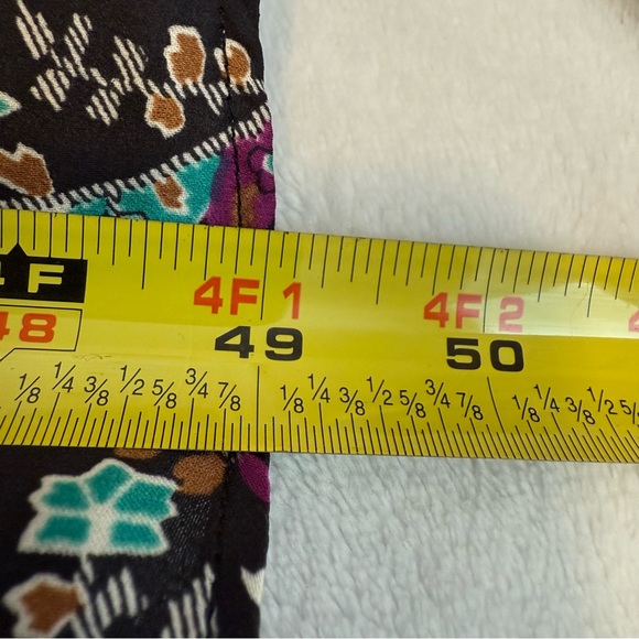 NWT Ann Taylor Midi Long Sleeve Floral Paisley Belted Buttoned Shirtdress - Picture 14 of 14